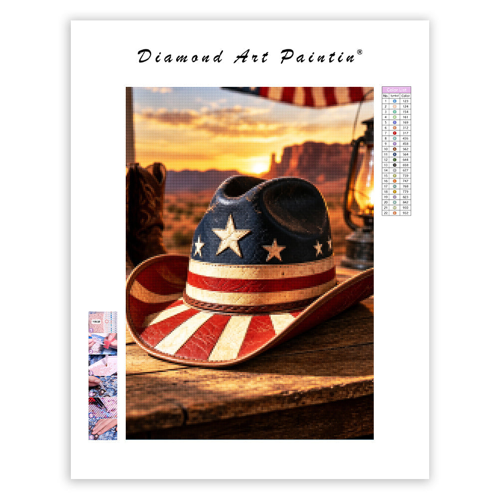 The Cowboy Hat Spirit - Diamond Painting