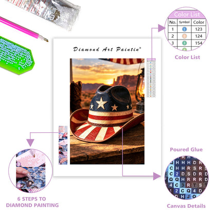 The Cowboy Hat Spirit - Diamond Painting