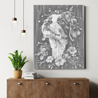 Bernese Mountain Dog - Dot Painting