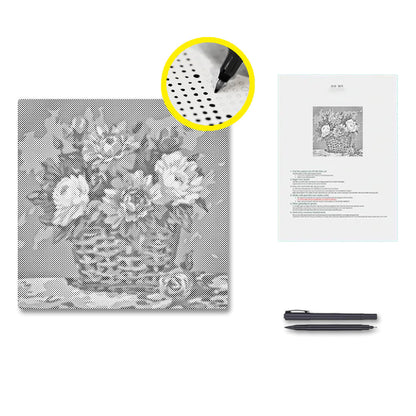 Blooming Romance - Dot Painting