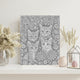 Bohemian Cats - Dot Painting