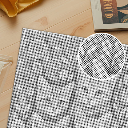 Bohemian Cats - Dot Painting