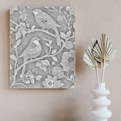 Bohemian Gold-edged Bird - Dot Painting