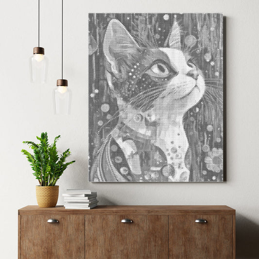 Calico Cat - Dot Painting