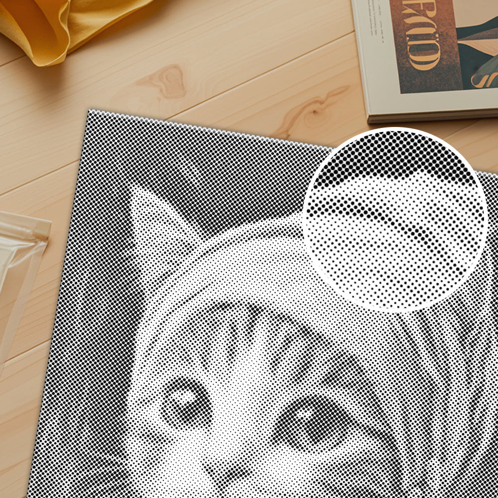 Cat with Pearl Earring - Dot Painting