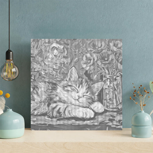 Cozy Calico - Dot Painting