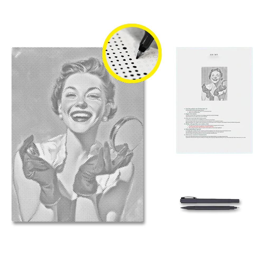 Exquisite makeup - Dot Painting