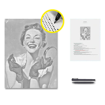 Exquisite makeup - Dot Painting