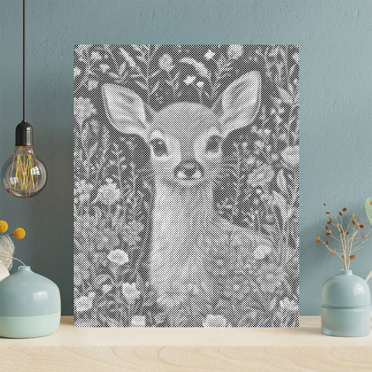 Innocent Fawn - Dot Painting