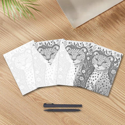 Jungle Leopard - Dot Painting