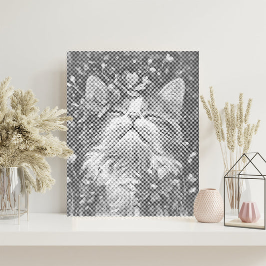 Ragdoll cat - Dot Painting