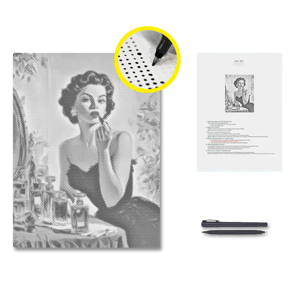 Retro Feelings - Dot Painting