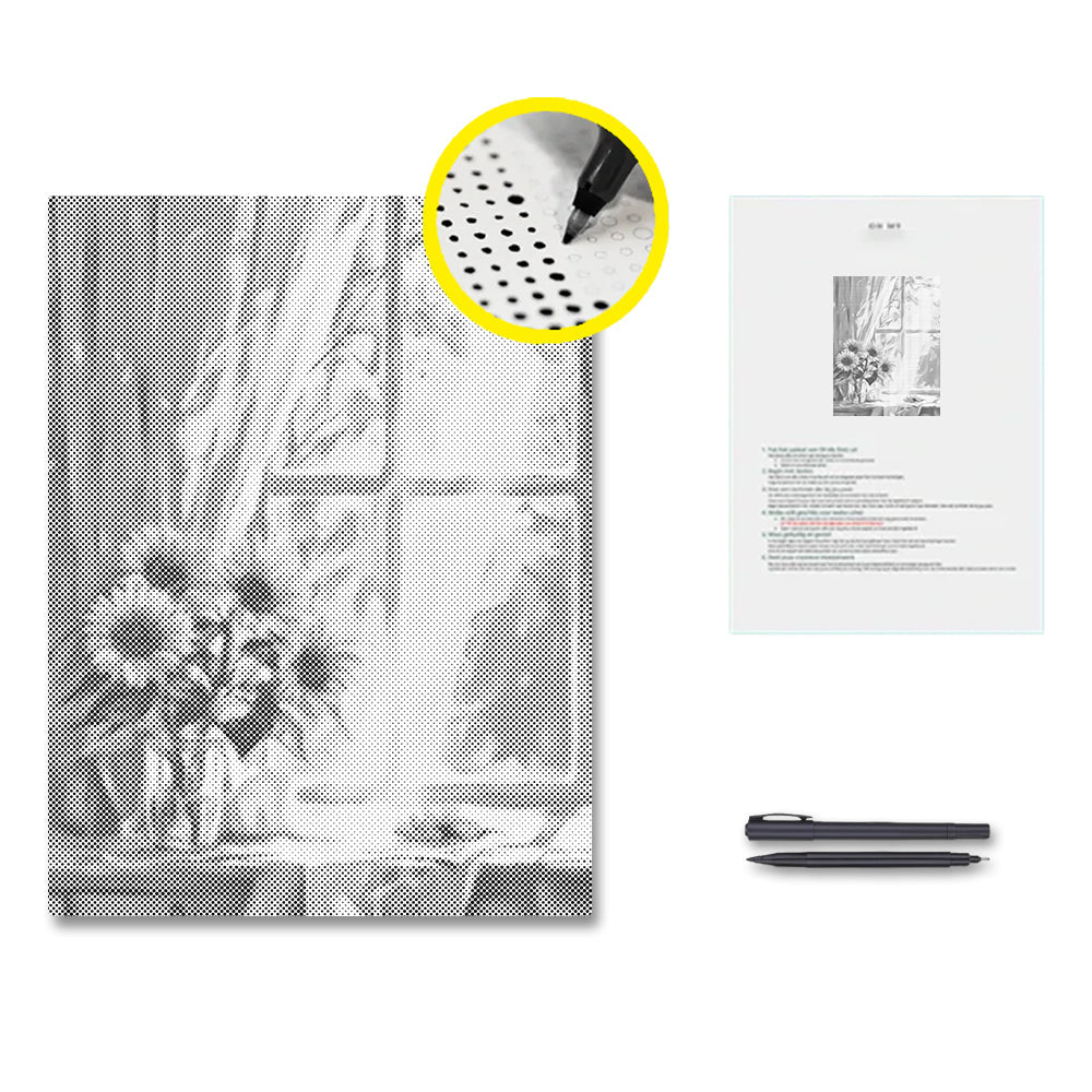 Sunflowers - Dot Painting