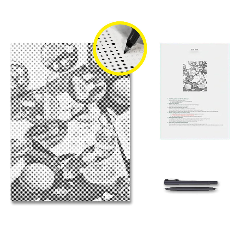 Sunny Drinks - Dot Painting