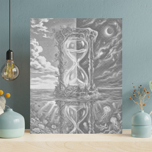 Time Hourglass - Dot Painting