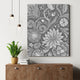 Vibrant Flower Swirls - Dot Painting