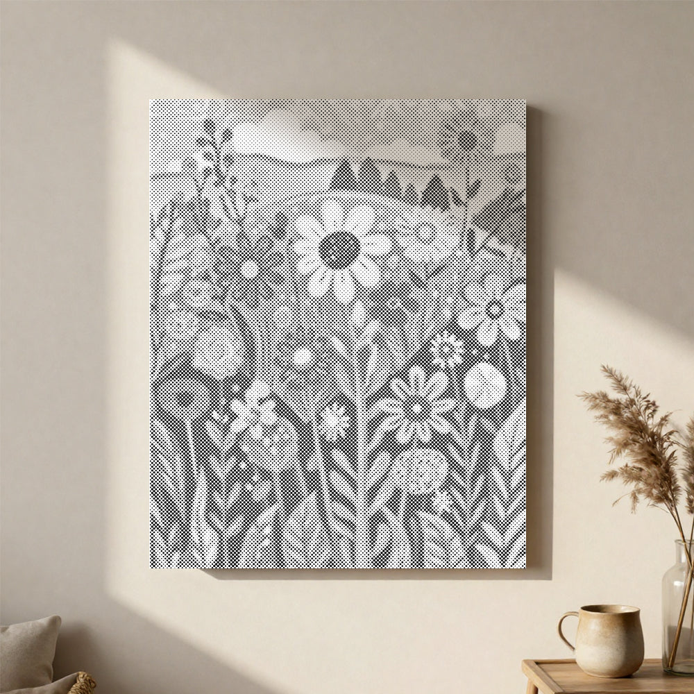 Wild Flowers - Dot Painting