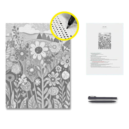 Wild Flowers - Dot Painting