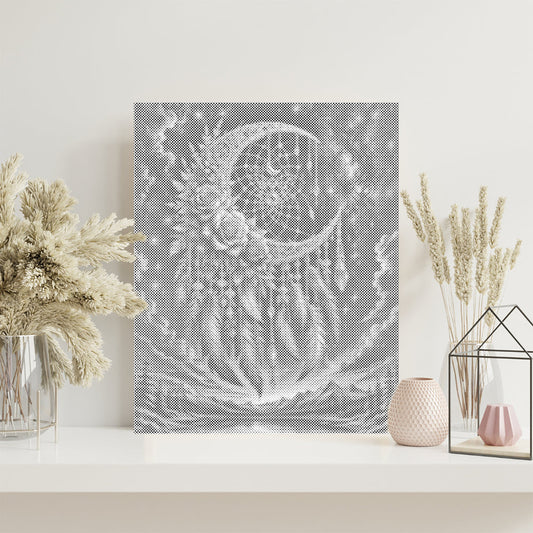 Purple Dreamcatcher - Dot Painting