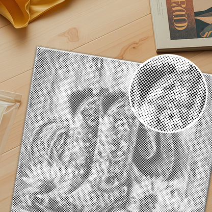 Western Cowboy Gear with Sunflowers - Dot Painting