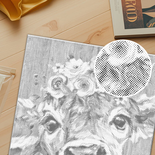 Cow Flower - Dot Painting