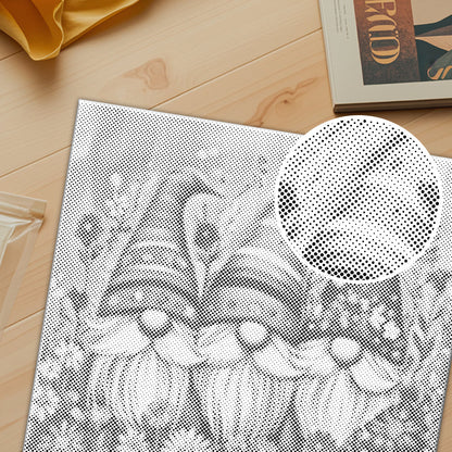 Flower Gnomes - Dot Painting