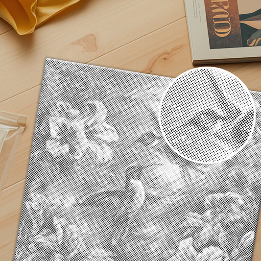 Hummingbird On Colorful Flowers - Dot Painting