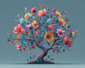 Magic Bloom Tree - Diamond Painting