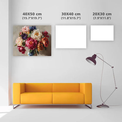 Vibrant Bloom Abundance - Diamond Painting