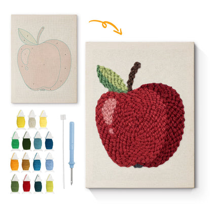 Red Apple - Punch Needle