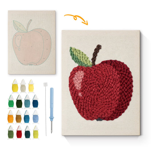 Red Apple - Punch Needle