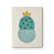 Cactus with Yellow Crown - Punch Needle