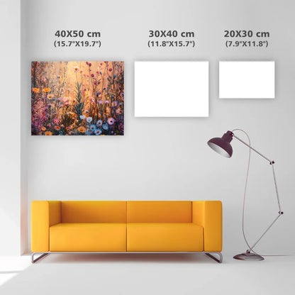 Dreamy Wildflower Landscape - Diamond Painting