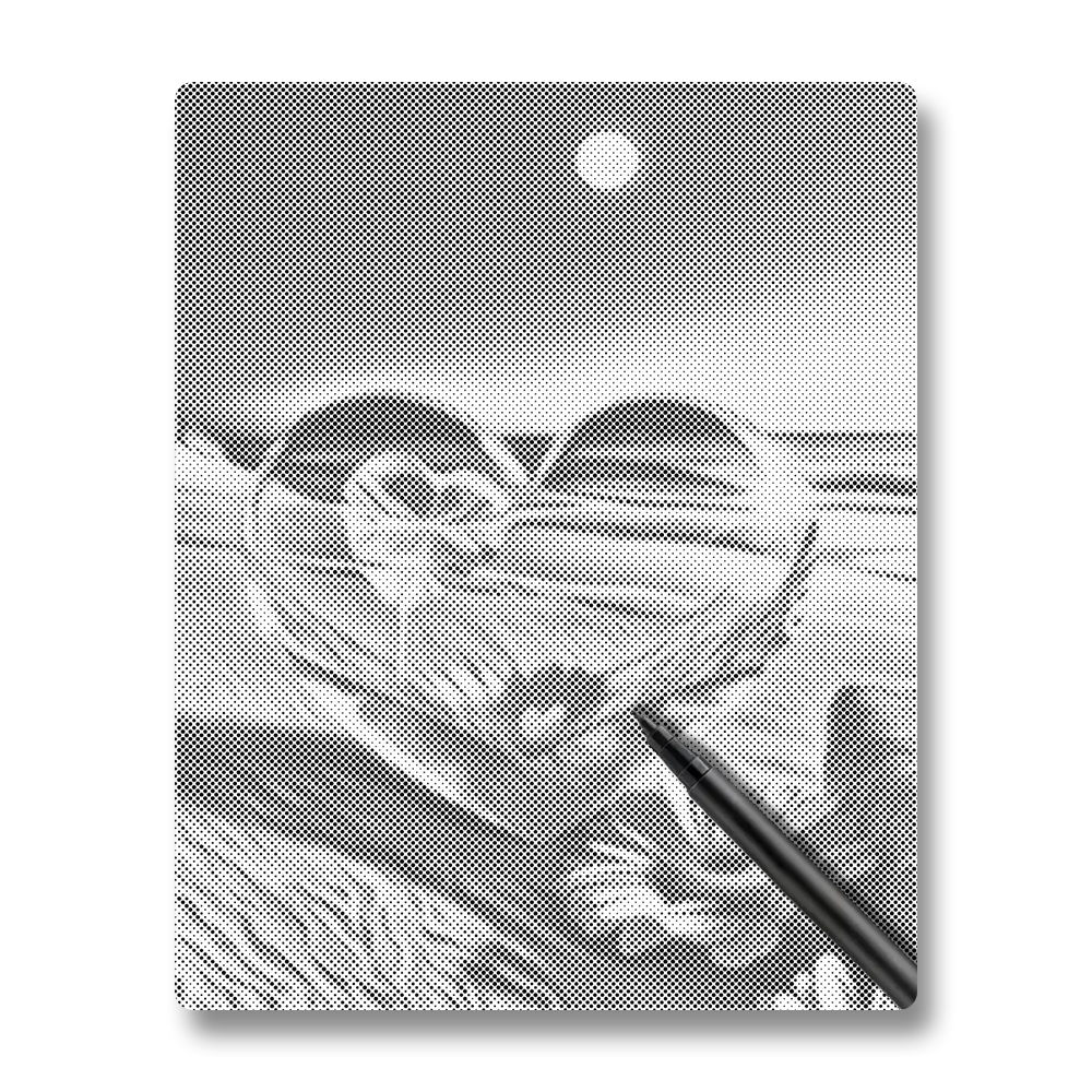 Crystal Heart - Dot Painting