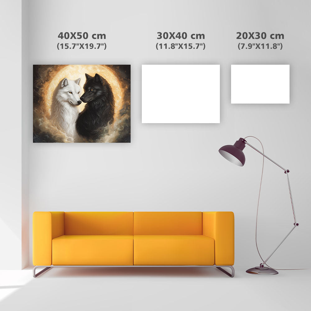 Two Wolves - Diamond Painting