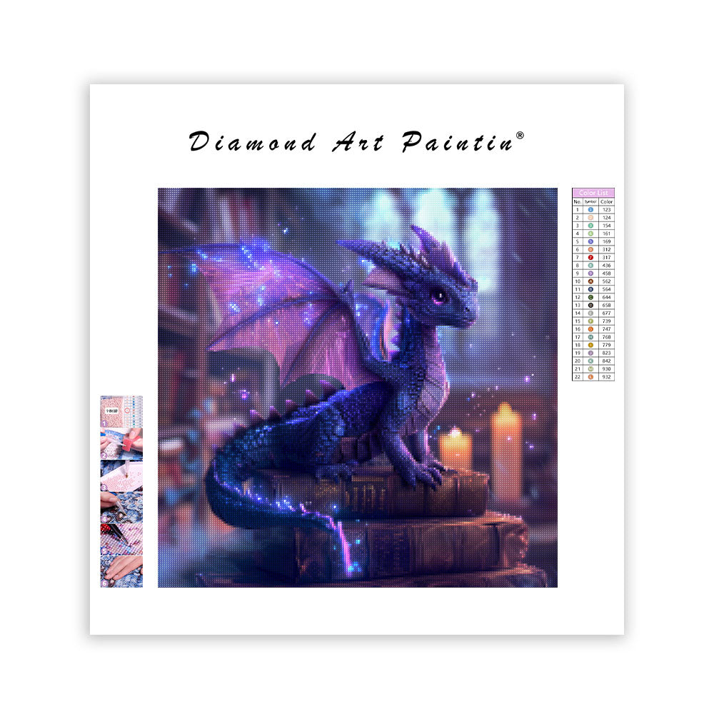 Book Guardian Dragon - Diamond Painting