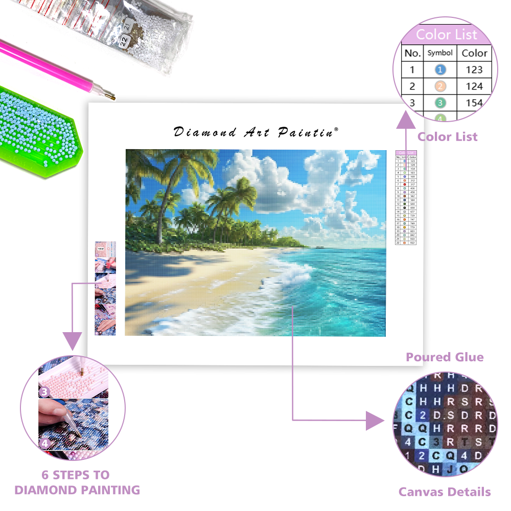 Tropical Tranquility – Diamond Painting