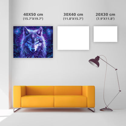 Crystal Wolf Spirit - Diamond Painting