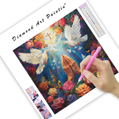 Hands in Prayer – Diamond Painting