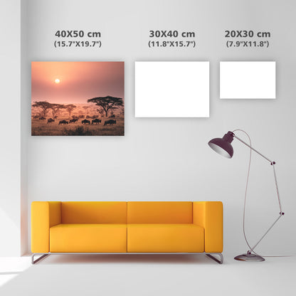 Sunrise Over the Serengeti - Diamond Painting