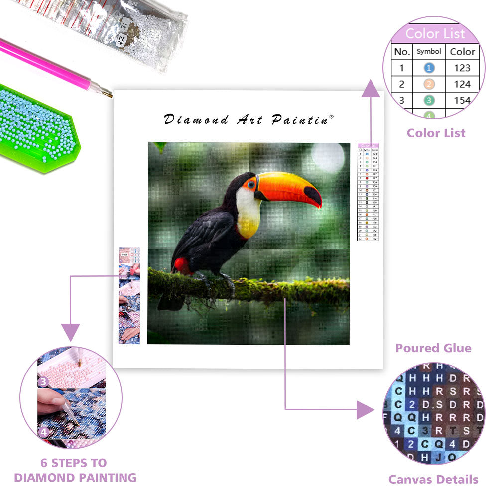 Toucan Rainforest - Diamond Painting