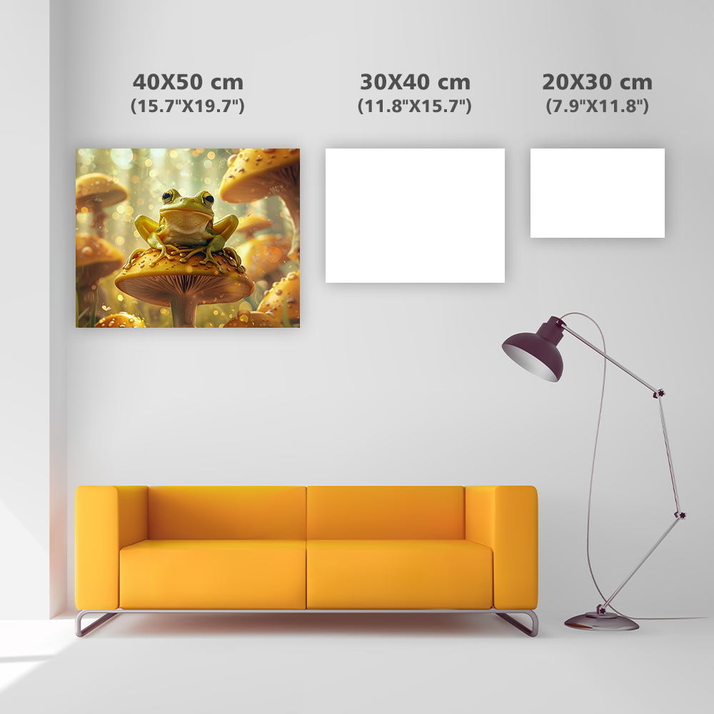 Mushroom Frog - Diamond Painting