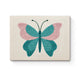 Teal & Pink Butterfly - Punch Needle