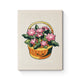 Happy Basket of Flowers - Punch Needle