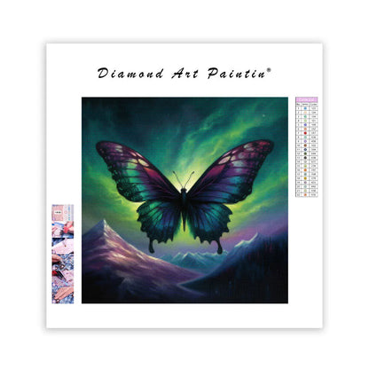 Aurora Butterfly - Diamond Painting