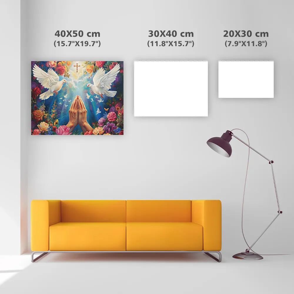 Hands in Prayer – Diamond Painting
