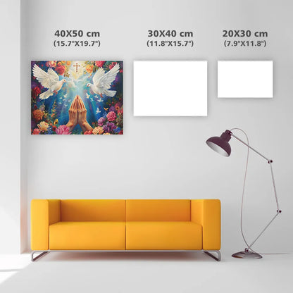 Hands in Prayer – Diamond Painting