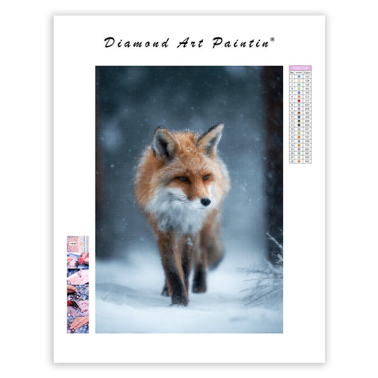 Fox in the Snow - Diamond Painting