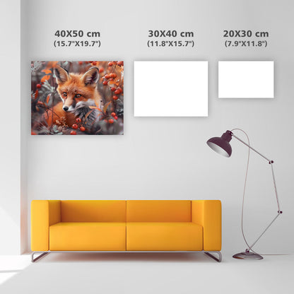 Wild Berry Fox - Diamond Painting