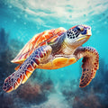 Sea Turtles and Color - Diamond Painting